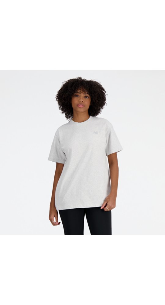 New Balance Athletics Jersey T-Shirt in Ash Heather