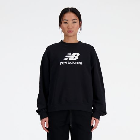Sport Essentials Stacked Logo フレンチテリークルー(裏起毛)