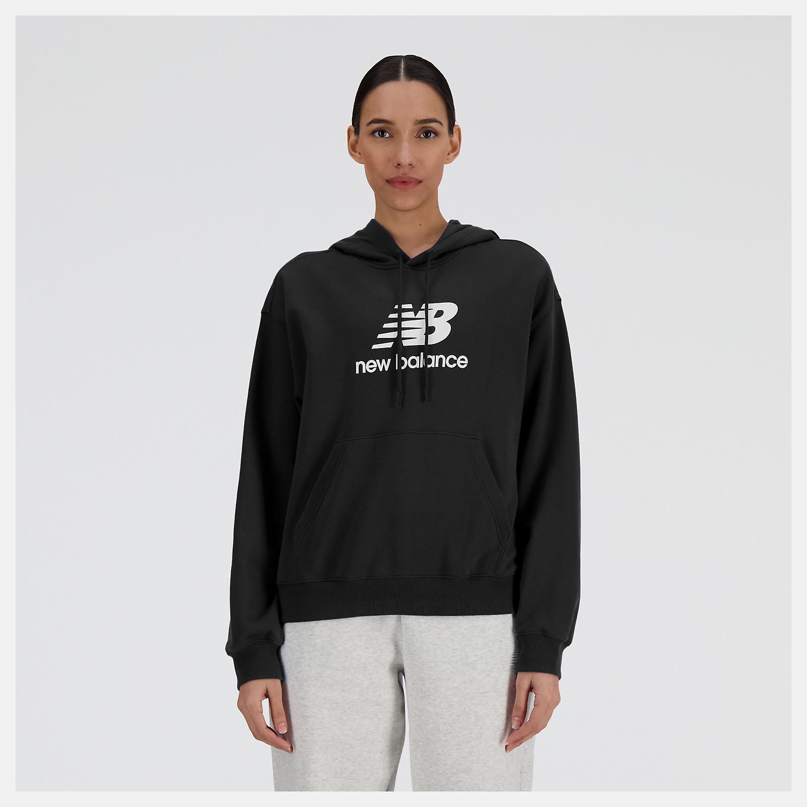 Sport Essentials French Terry Logo Hoodie - New Balance