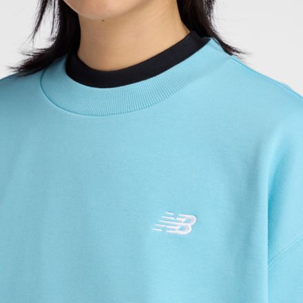 Sport Essentials French Terry Crew, TAFFY BLUE, WT41508AAY