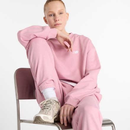 Sport Essentials French Terry Crew, PINK TAFFY, WT41508PTF