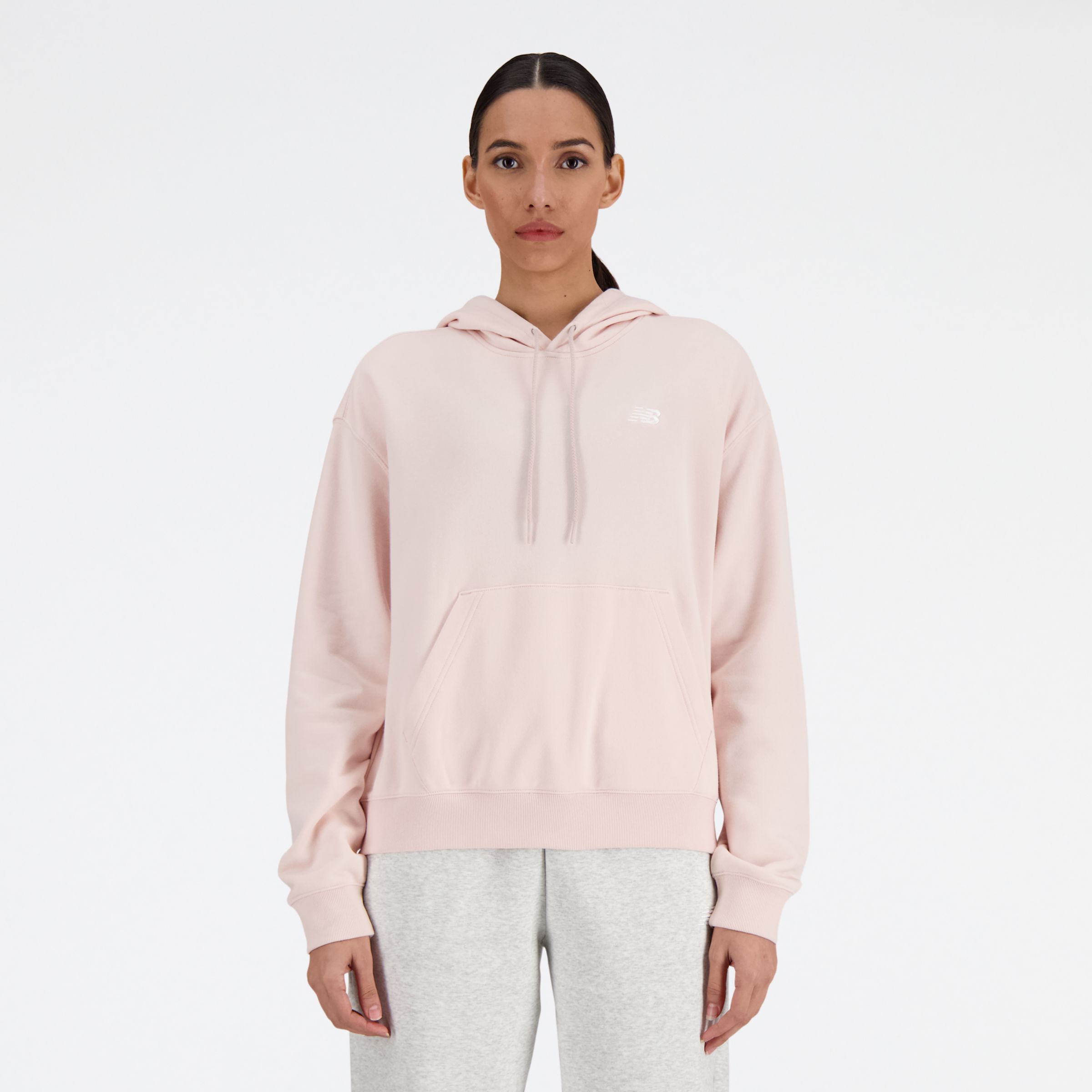 

New Balance Women's Sport Essentials Fleece Hoodie Pink - Pink