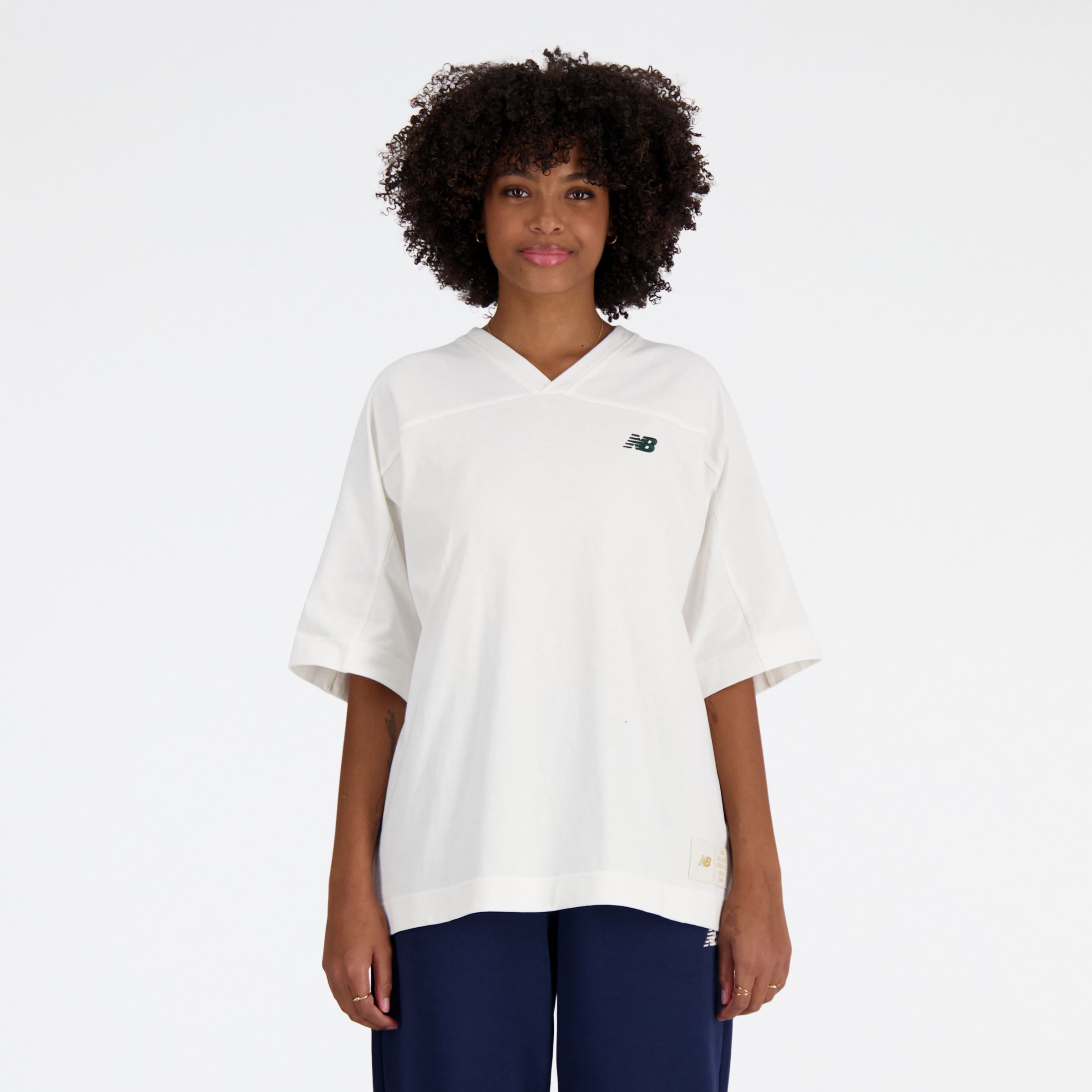 

New Balance Women's Sportswear's Greatest Hits Jersey T-Shirt White - White