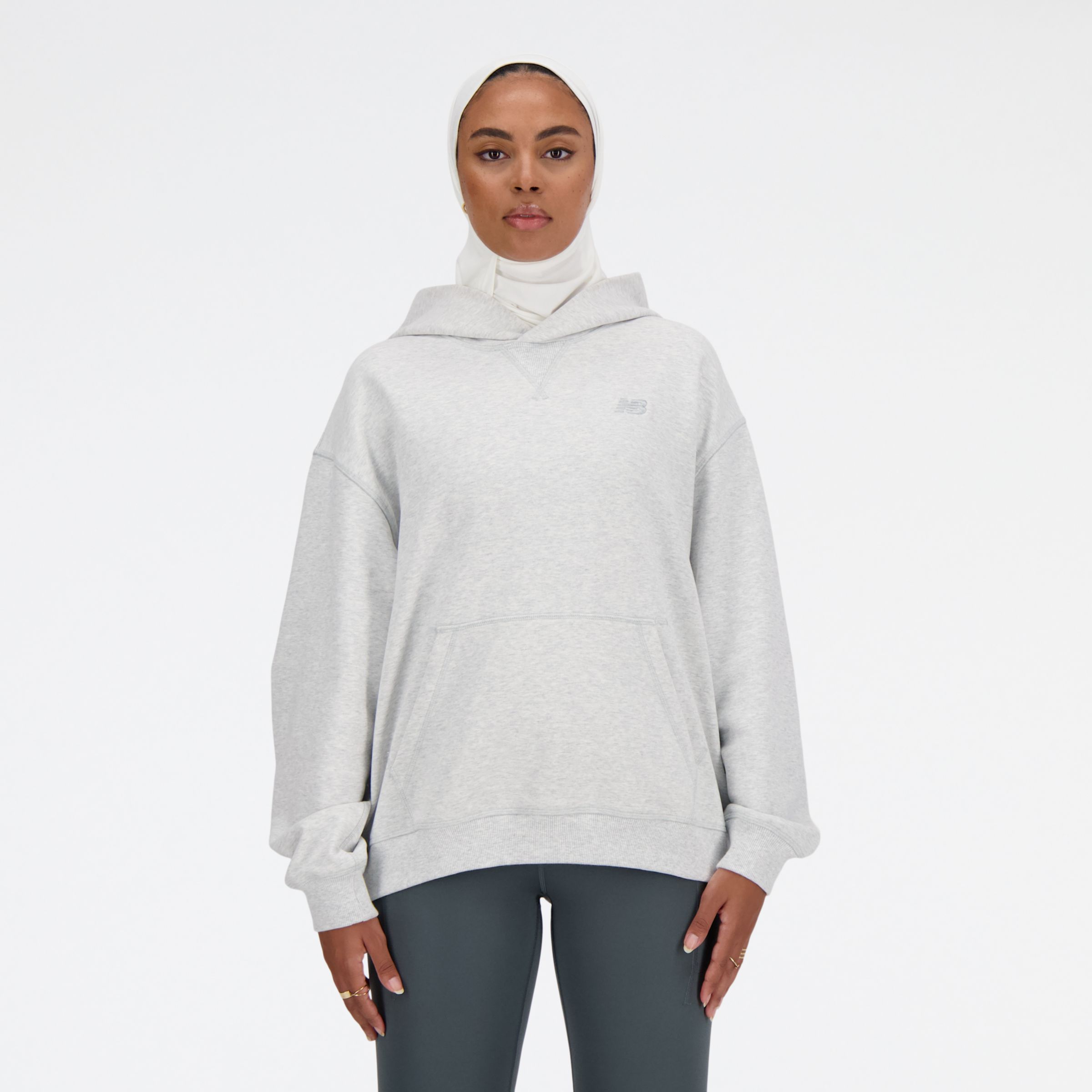 뉴발란스 New Balance Athletics French Terry Hoodie,ASH HEATHER