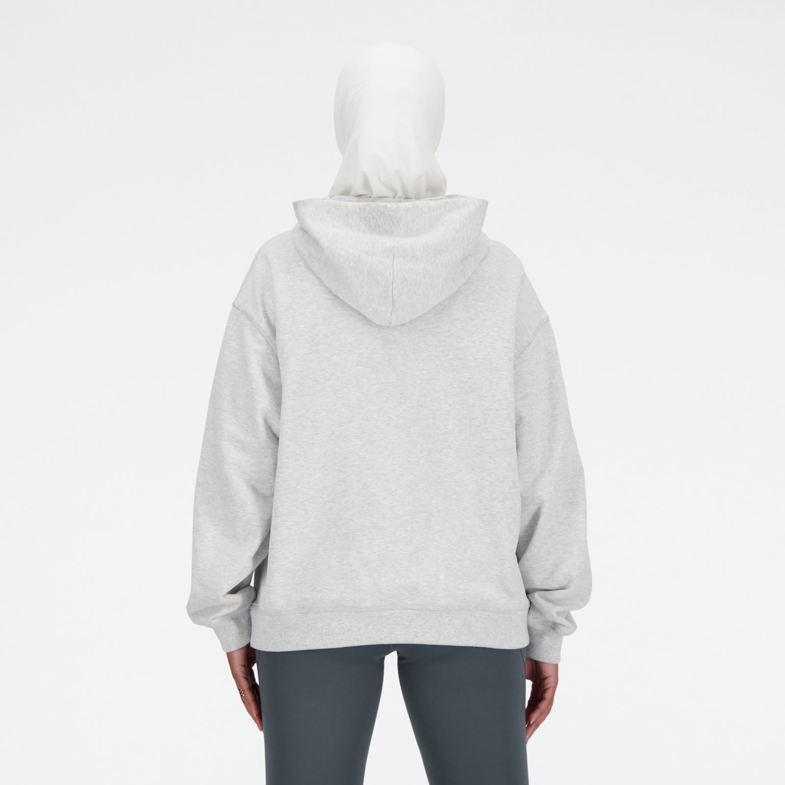 Женские худи New Balance Athletics French Terry Hoodie — фото 2