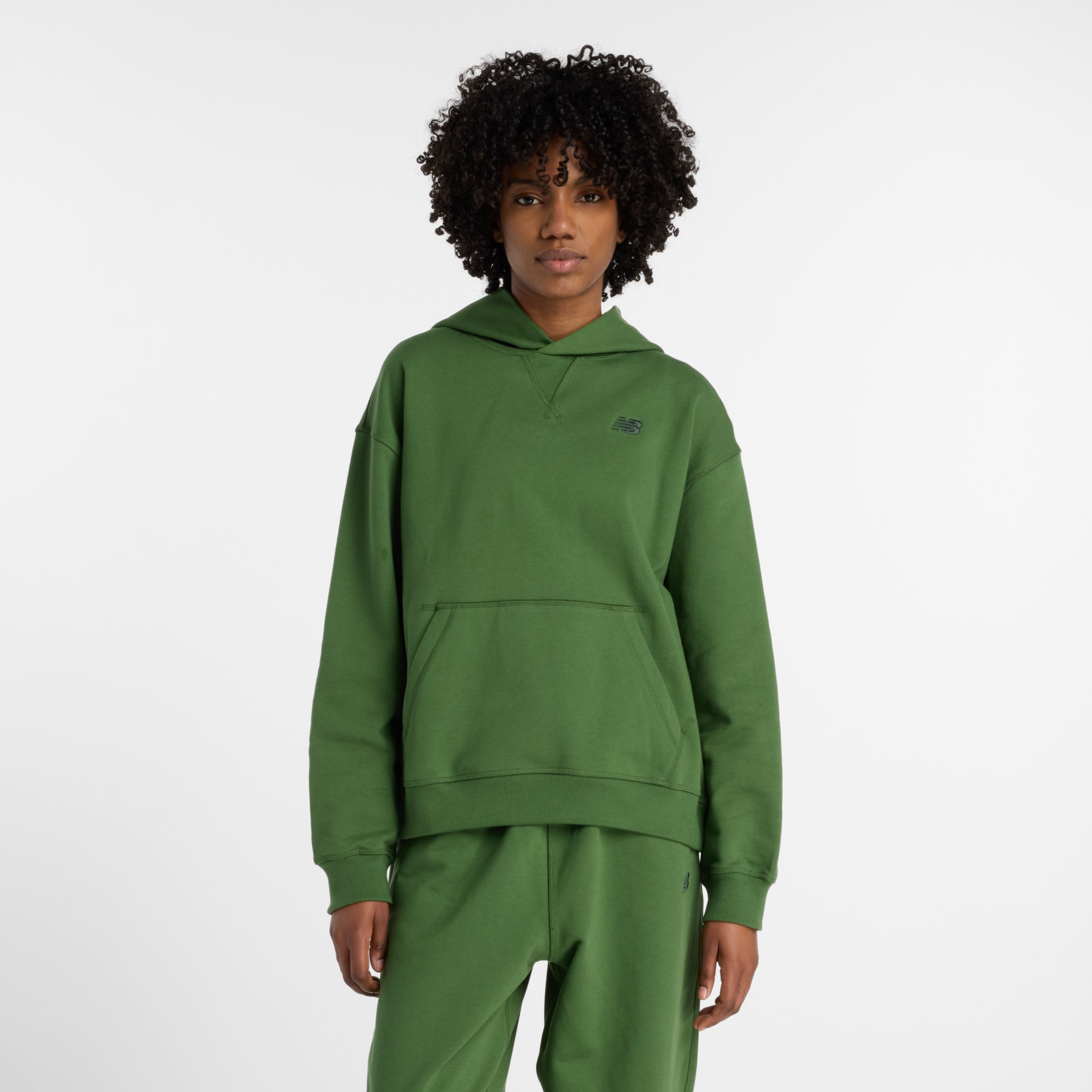 New Balance Women's Athletics French Terry Hoodie In Green