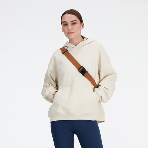 New Balance Women's Athletics French Terry Hoodie In Beige