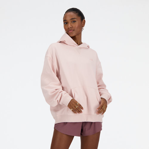New Balance Women's Athletics French Terry Hoodie In Pink