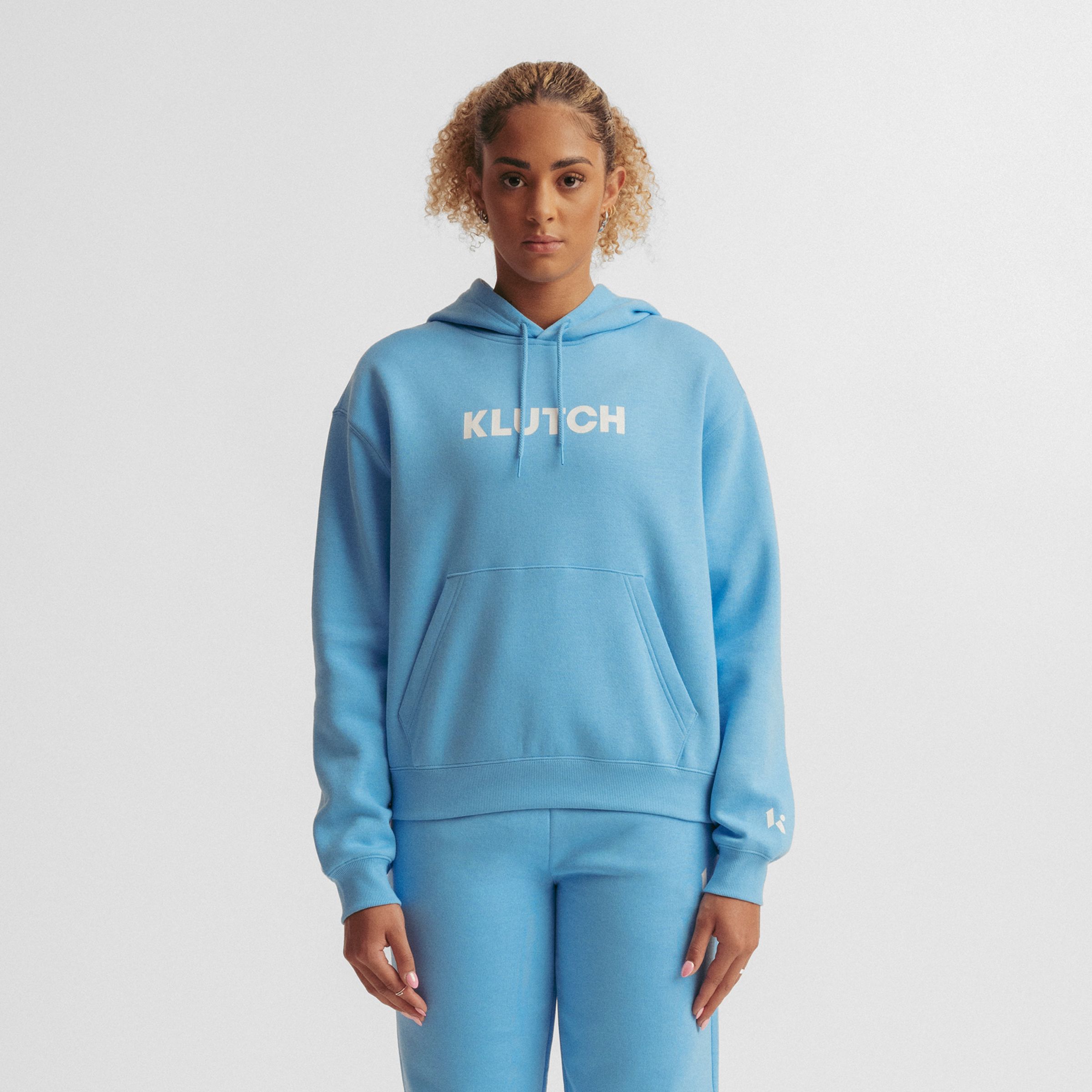 

New Balance Women's Klutch X NB Fleece Hoodie Blue - Blue