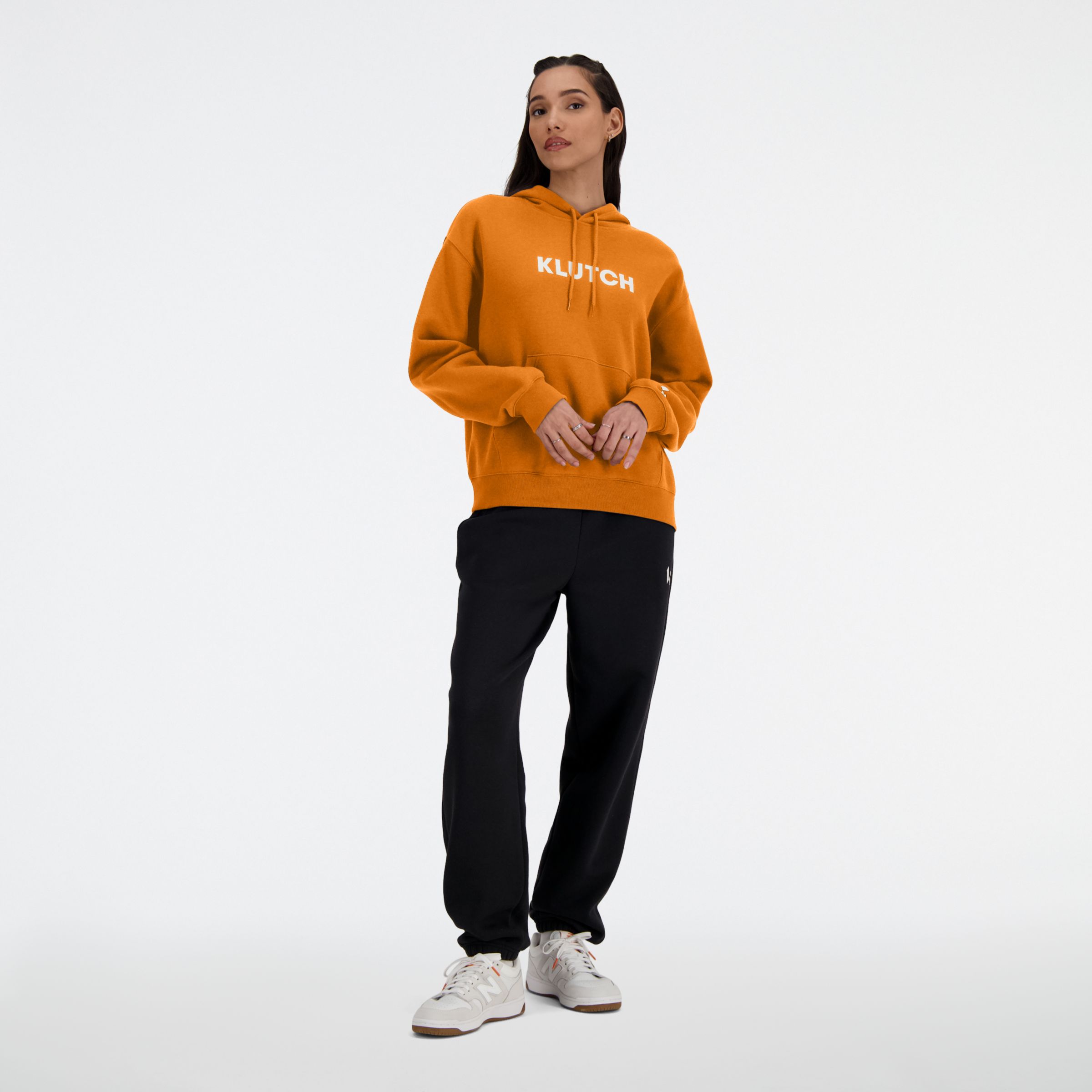 

New Balance Women's Klutch X NB Fleece Hoodie Yellow - Yellow