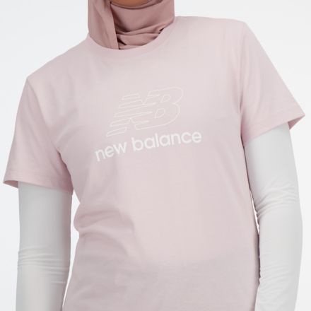 Sport Script 短袖上衣, 礦物粉, WT41909SOI