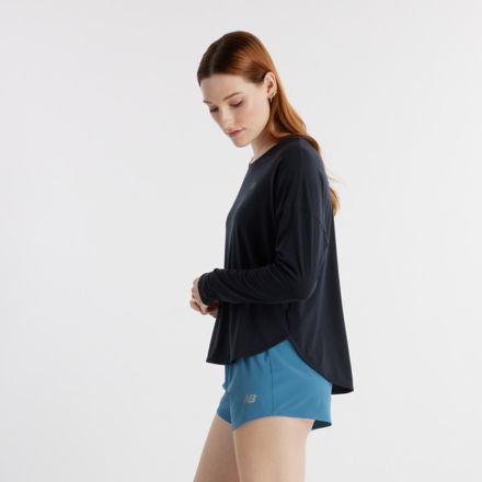Drapey Jersey Long Sleeve T-Shirt
