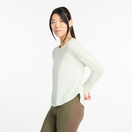 Drapey Jersey Long Sleeve T-Shirt