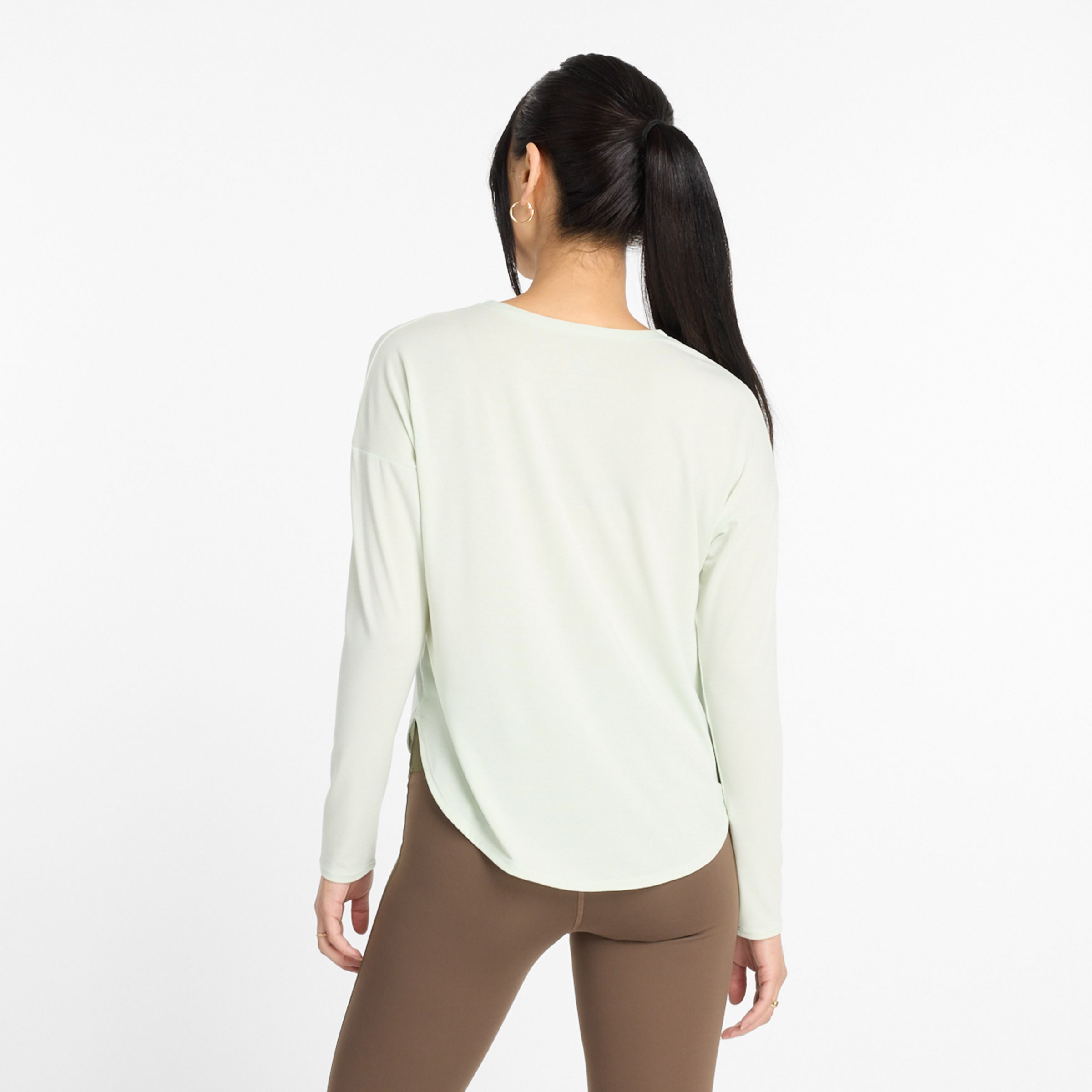 Drapey Jersey Long Sleeve T-Shirt