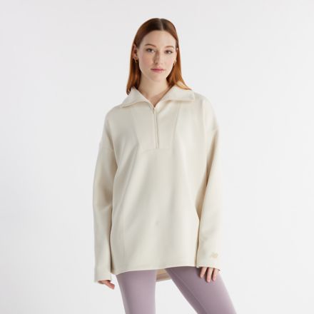 Tech Knit Oversized Half Zip