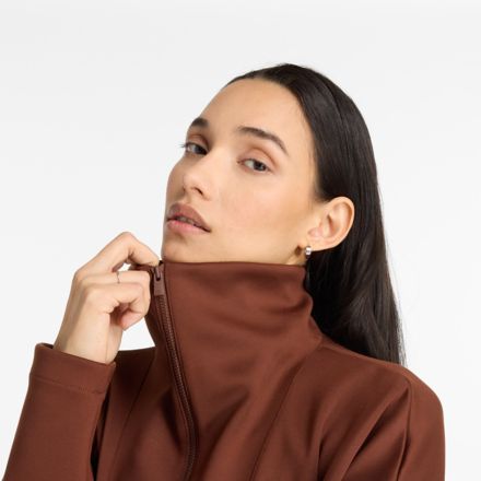 Tech Knit Oversized Half Zip