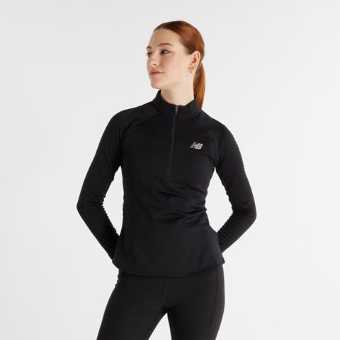 Женская флисовая кофта на молнии New Balance RC Essential Heat Grid 1/2 Zip