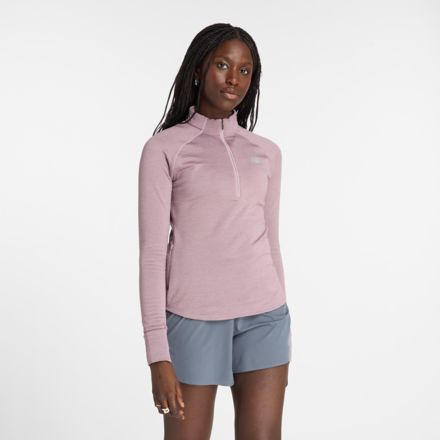 Athletics Heat Grid 1/2 Zip, BLACK, WT43200IWH