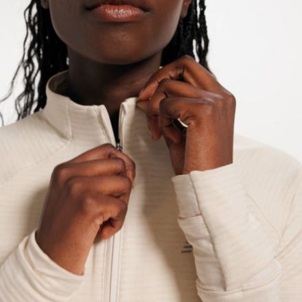 Athletics Heat Grid 1/2 Zip, SPARROW HEATHER, WT43200SWA