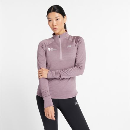 NYC Marathon Athletics Heat Grid Half Zip