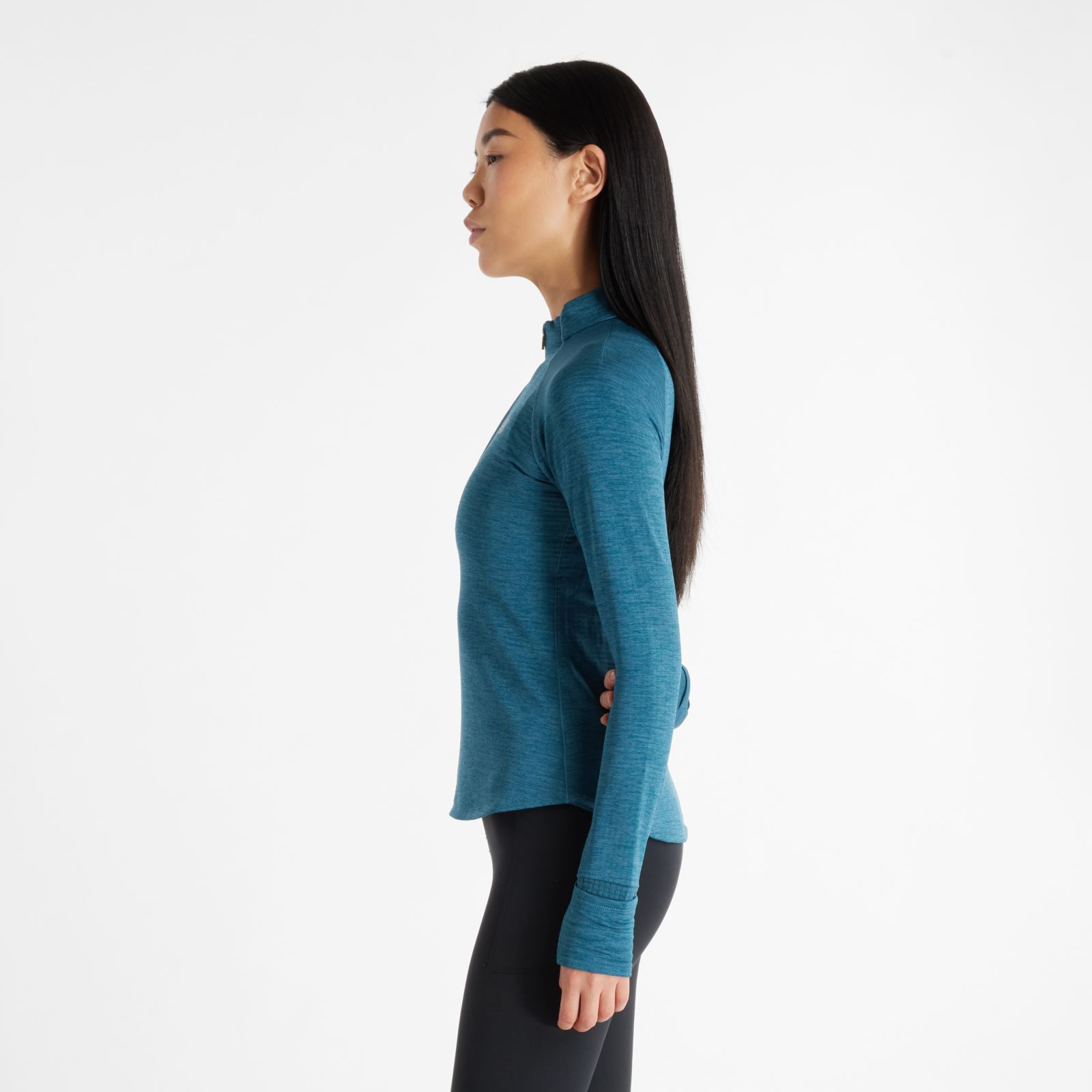 Женские свитеры New Balance RC Essential Heat Grid 1/2 Zip — фото 8