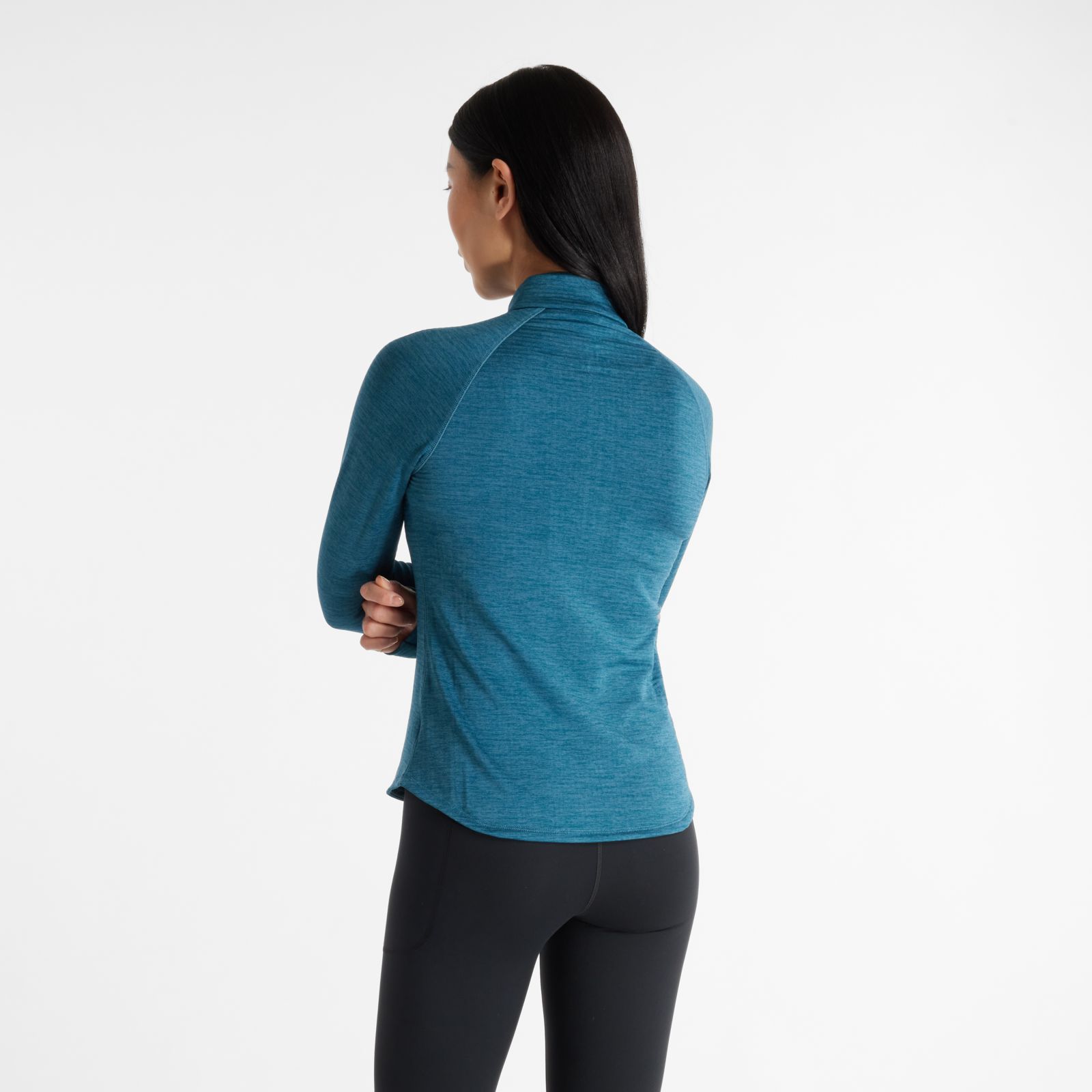 Женские свитеры New Balance RC Essential Heat Grid 1/2 Zip — фото 4