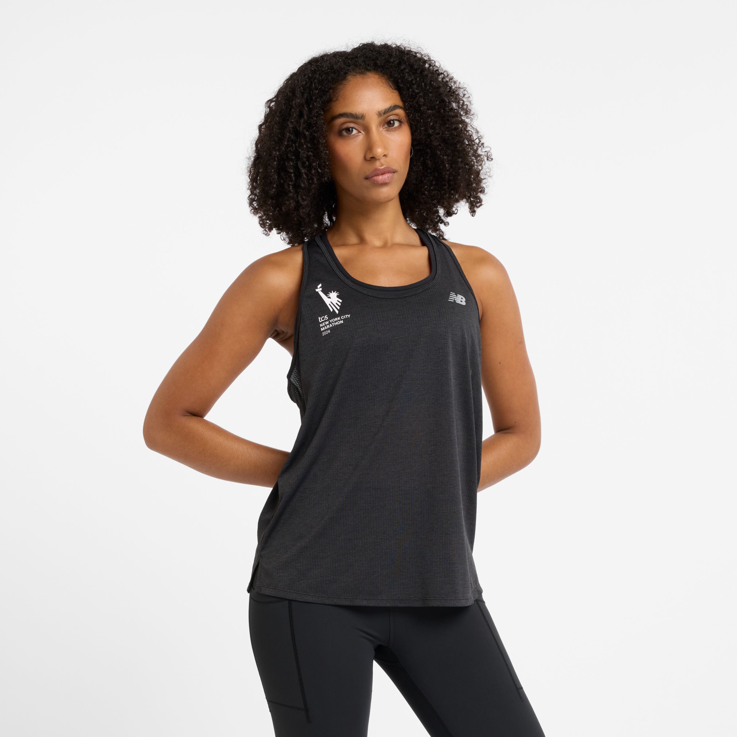 

New Balance Women's NYC Marathon Athletics Tank Black - Black