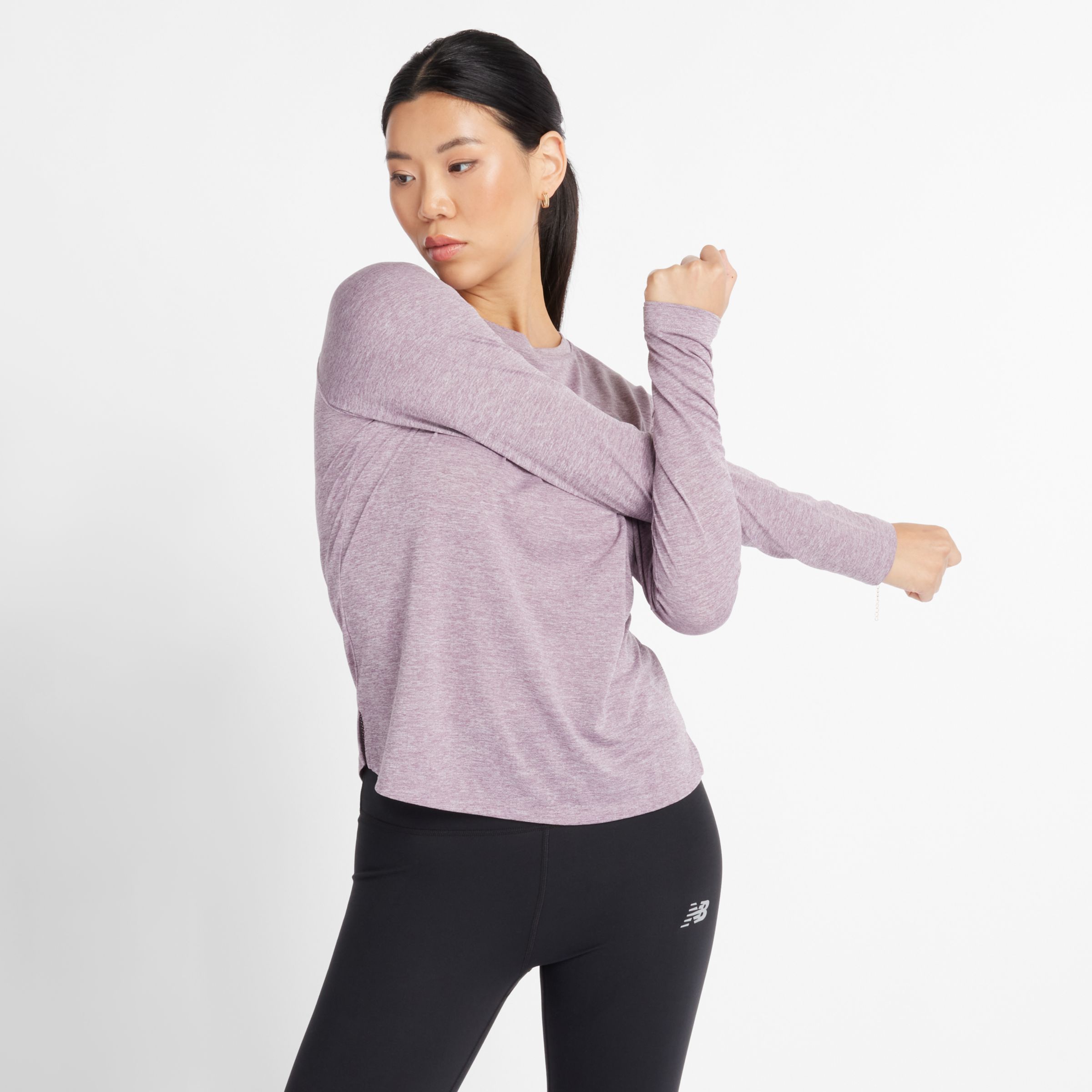 

New Balance Women's NYC Marathon Athletics Long Sleeve Purple - Purple