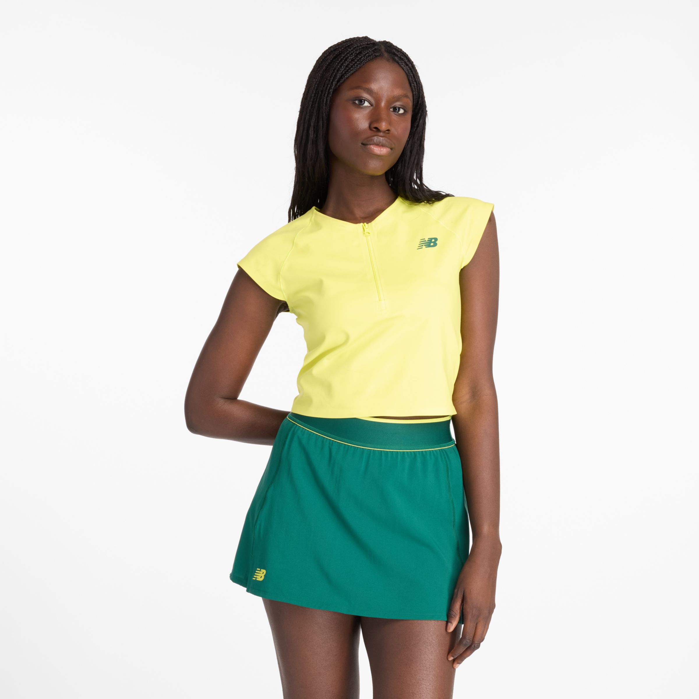 

New Balance Women's Tournament Cap Top Yellow - Yellow