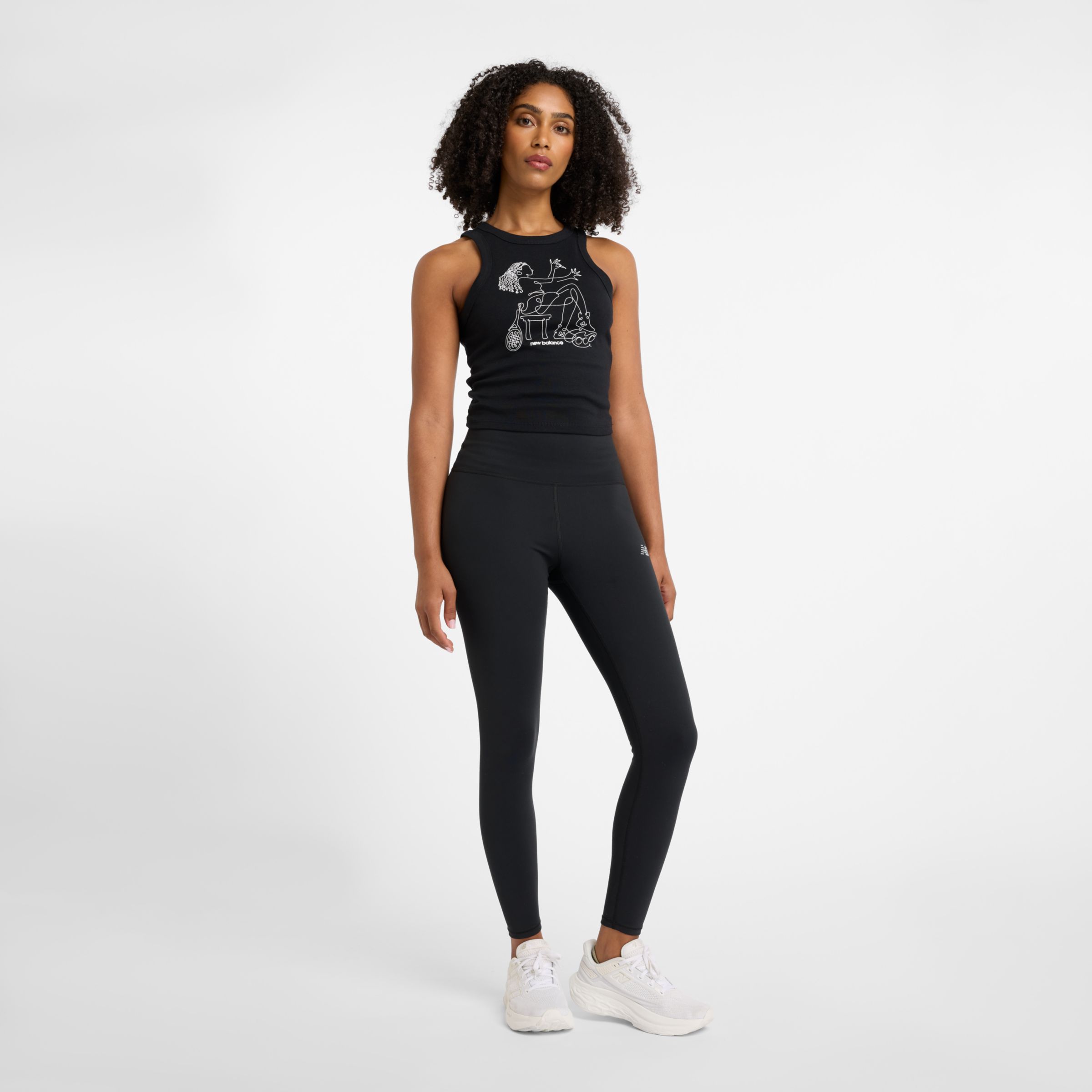 New Balance Coco Gauff Preparations Racer Tank, WT43452BK