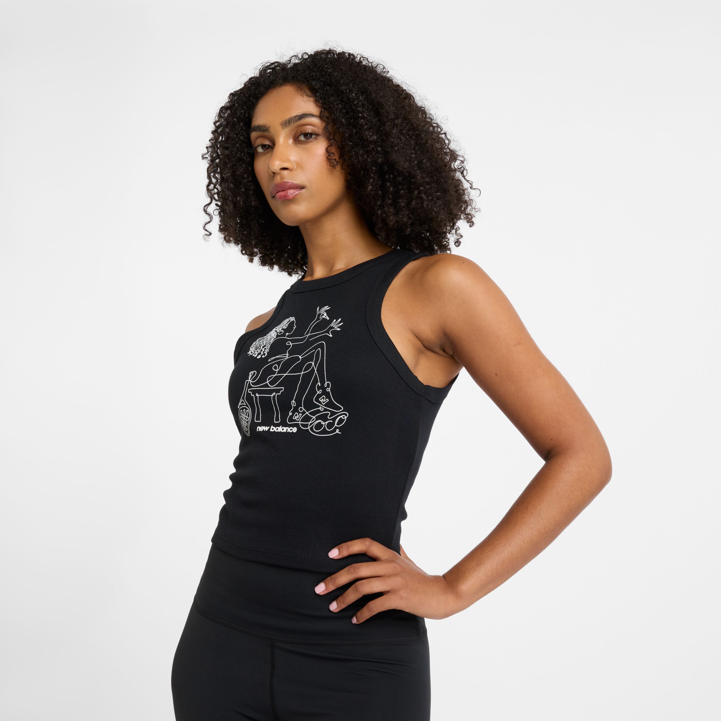 NEW BALANCE WOMEN'S COCO GAUFF PREPARATIONS RACER TANK TOP 