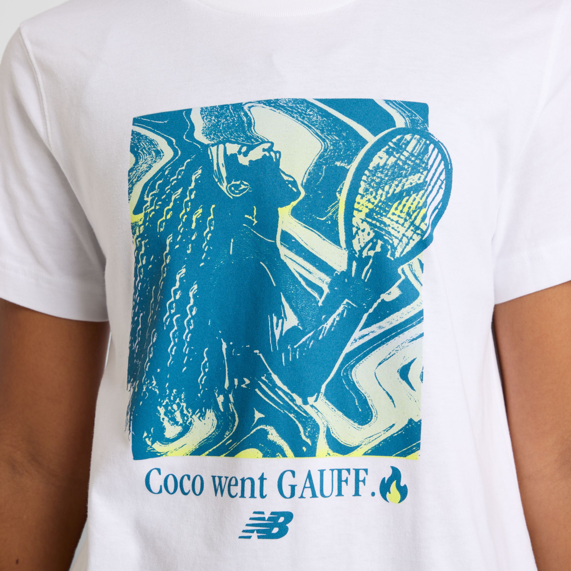 New Balance Coco Gauff Exuberance T-Shirt, WT43453WT