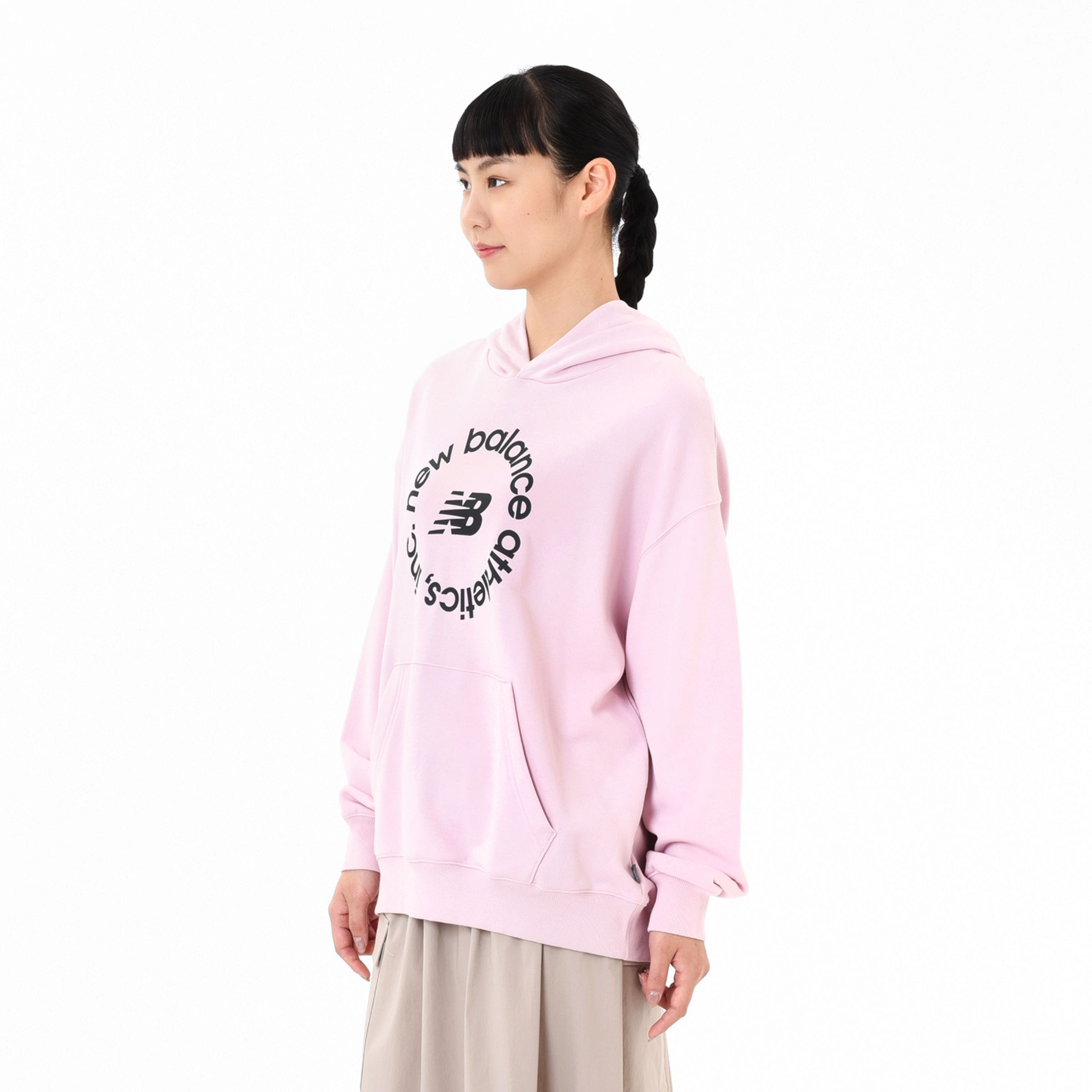 Sport French Terry Oversized Graphic Hoodie