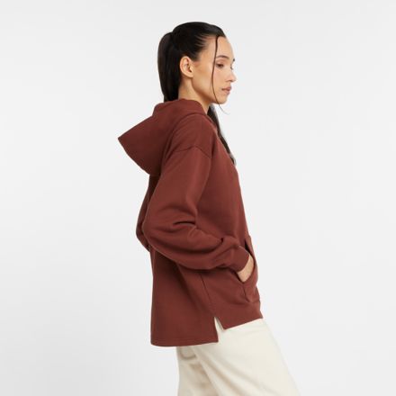 Embossed Graphic Fleece Hoodie