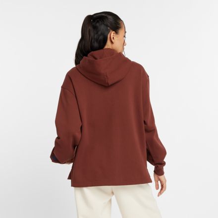 Embossed Graphic Fleece Hoodie