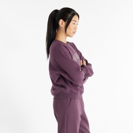 Women's Graphic Fleece Crew - New Balance