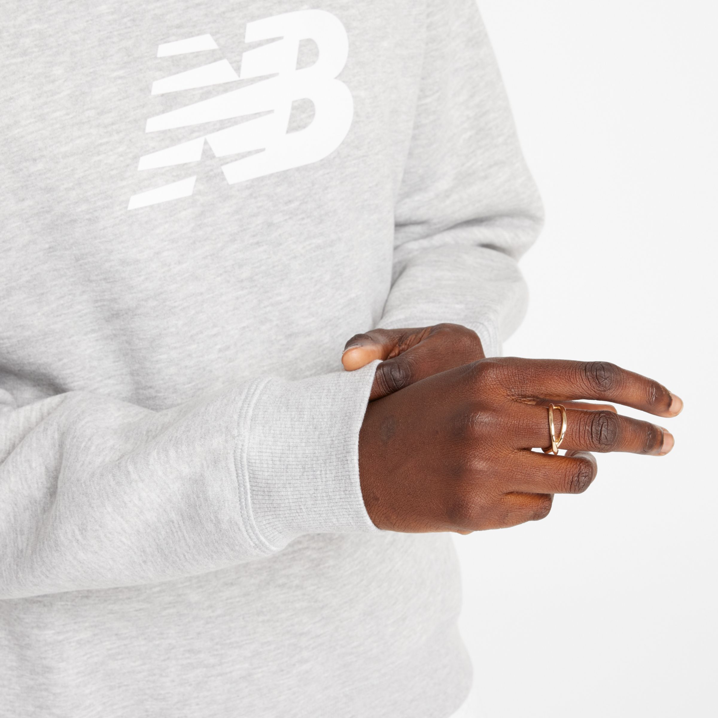 New Balance Sport Fleece Logo Crew, WT43526AG