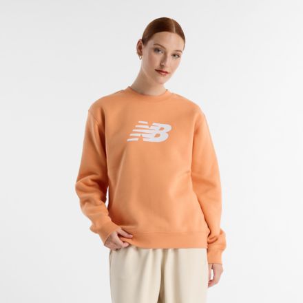 Sport Fleece Logo Crew, COPPER, WT43526CP