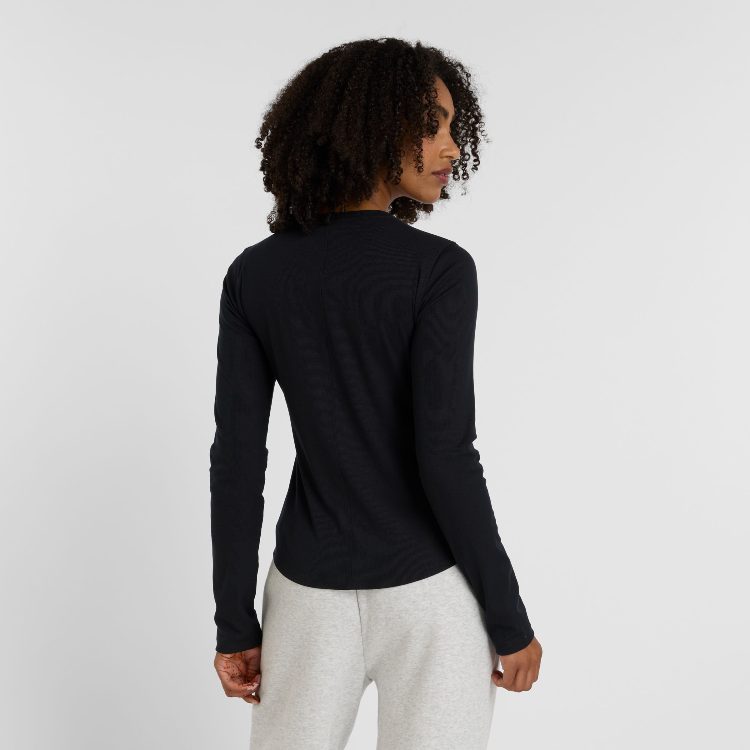 Micro-Rib Long Sleeve
