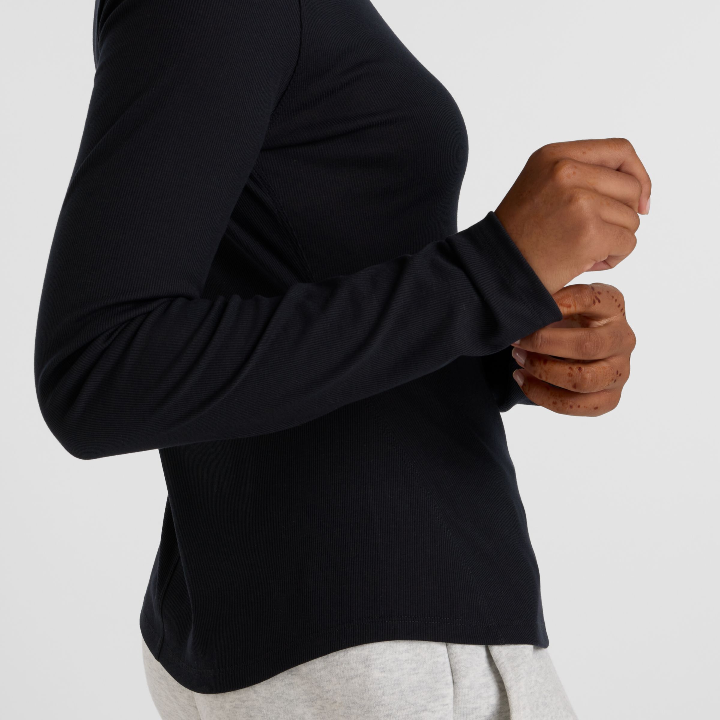 Micro-Rib Long Sleeve