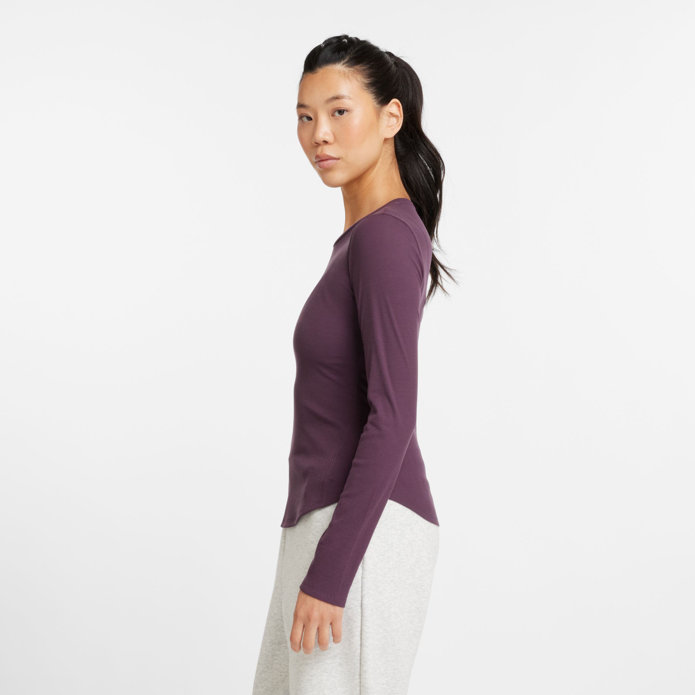 Micro-Rib Long Sleeve