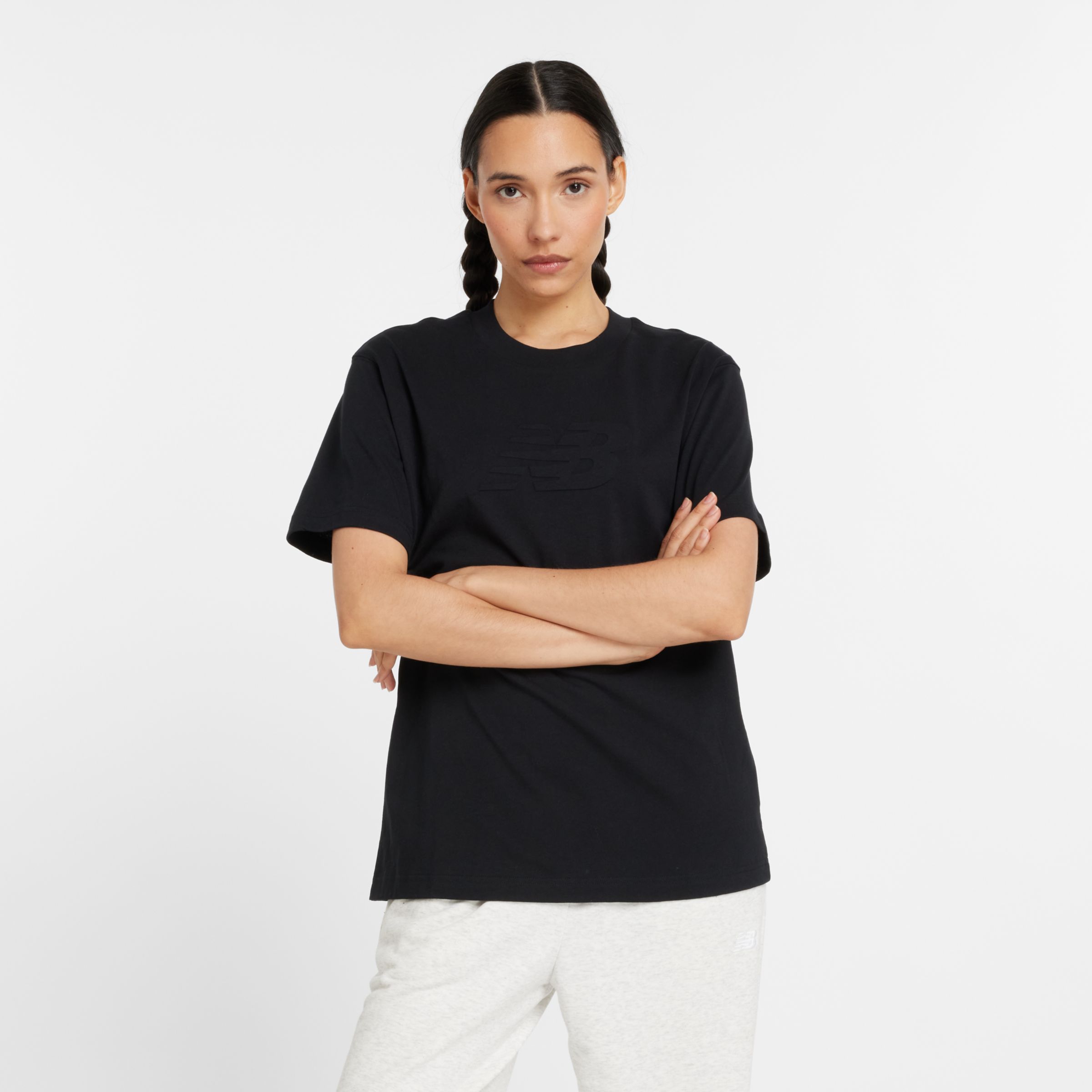 Embossed Logo Jersey T-Shirt