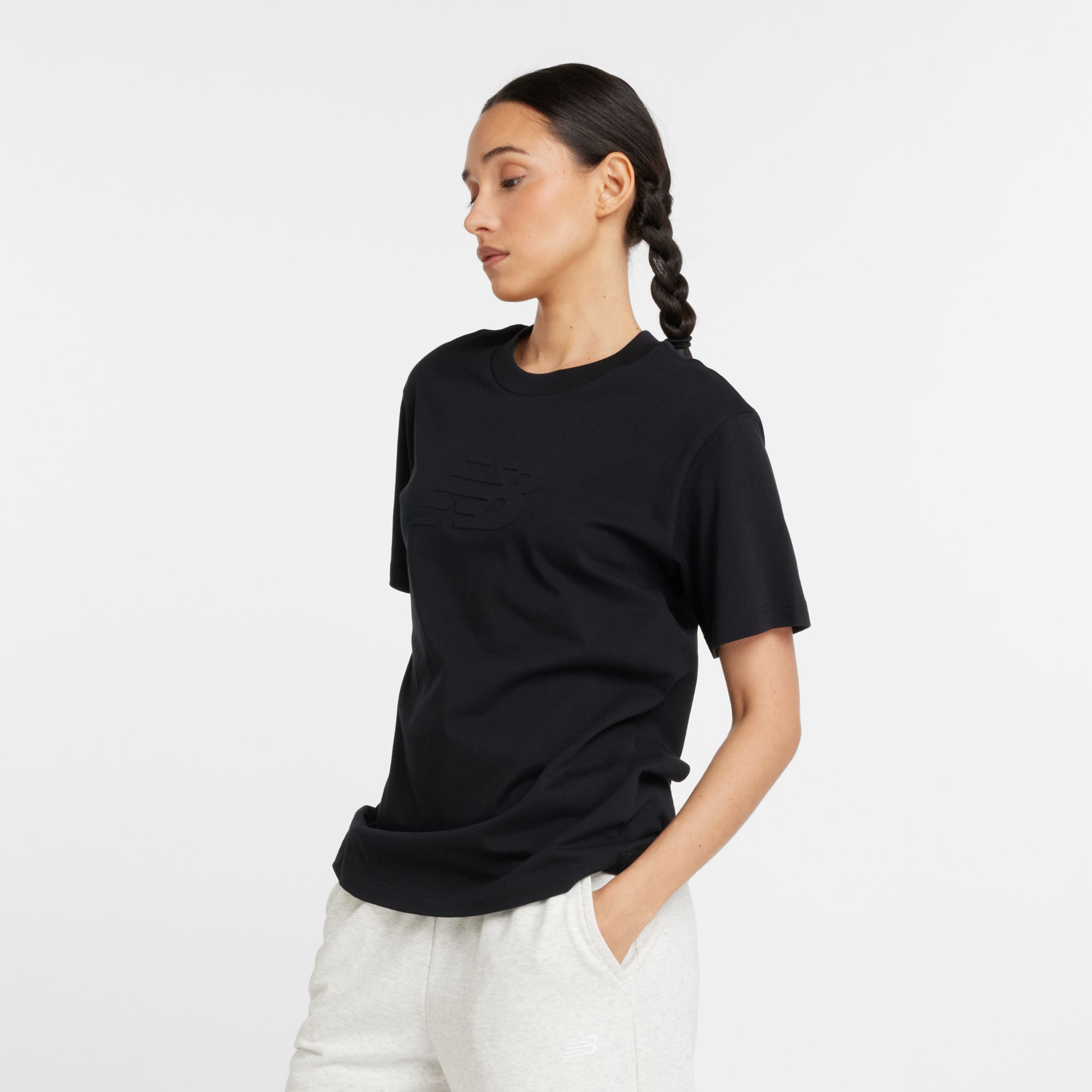 Embossed Logo Jersey T-Shirt