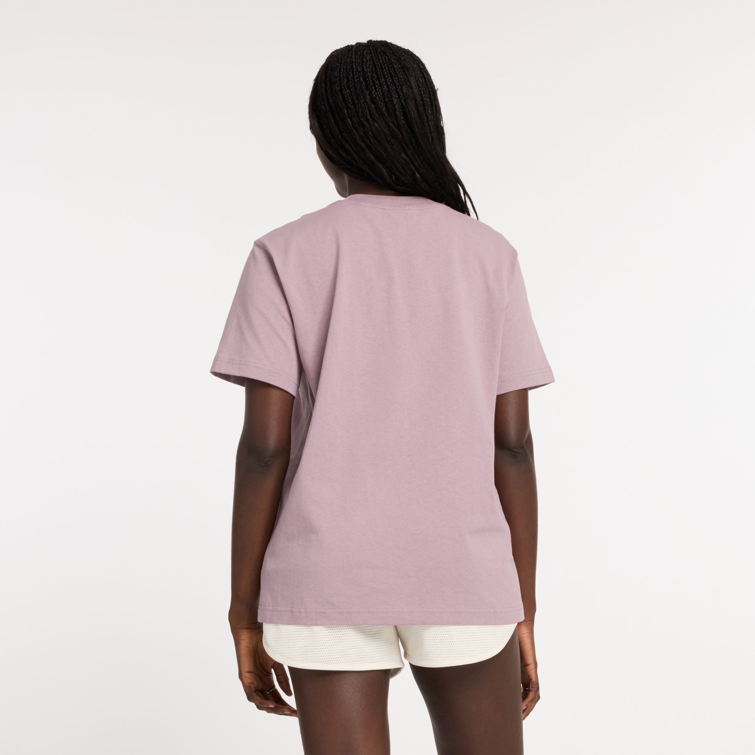 Damen Embossed Logo Jersey T-Shirt - New Balance
