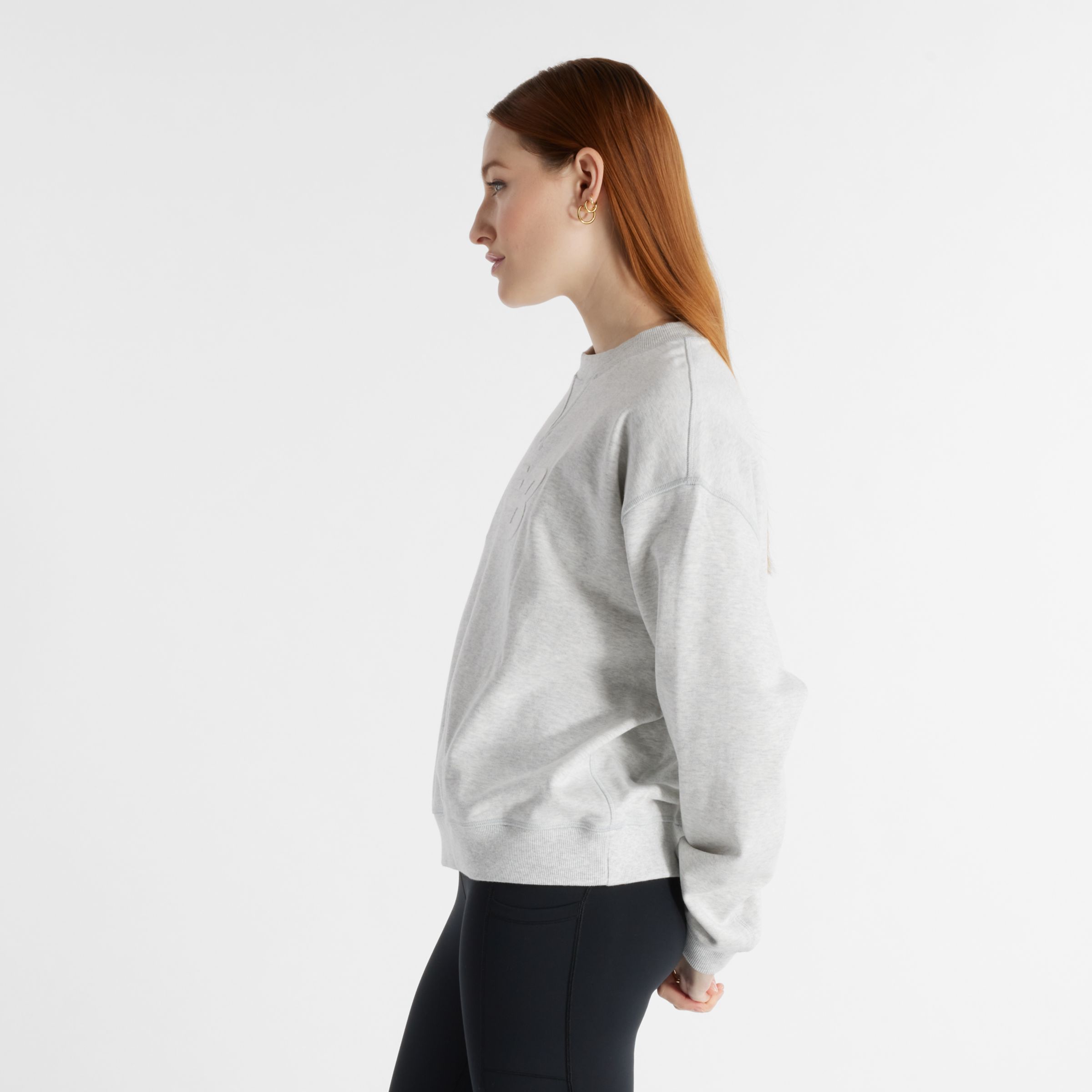 Embossed Logo French Terry Crew