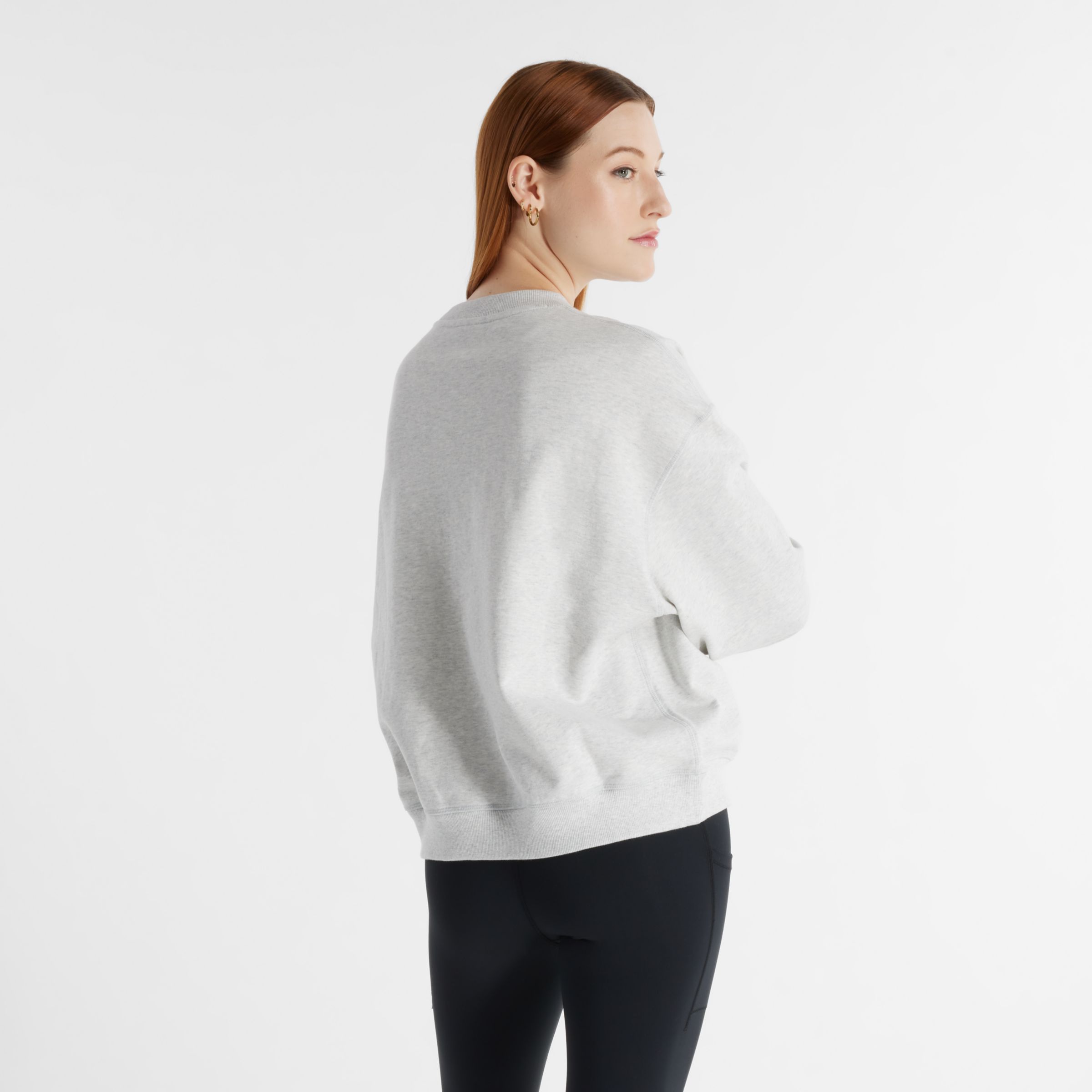 Embossed Logo French Terry Crew