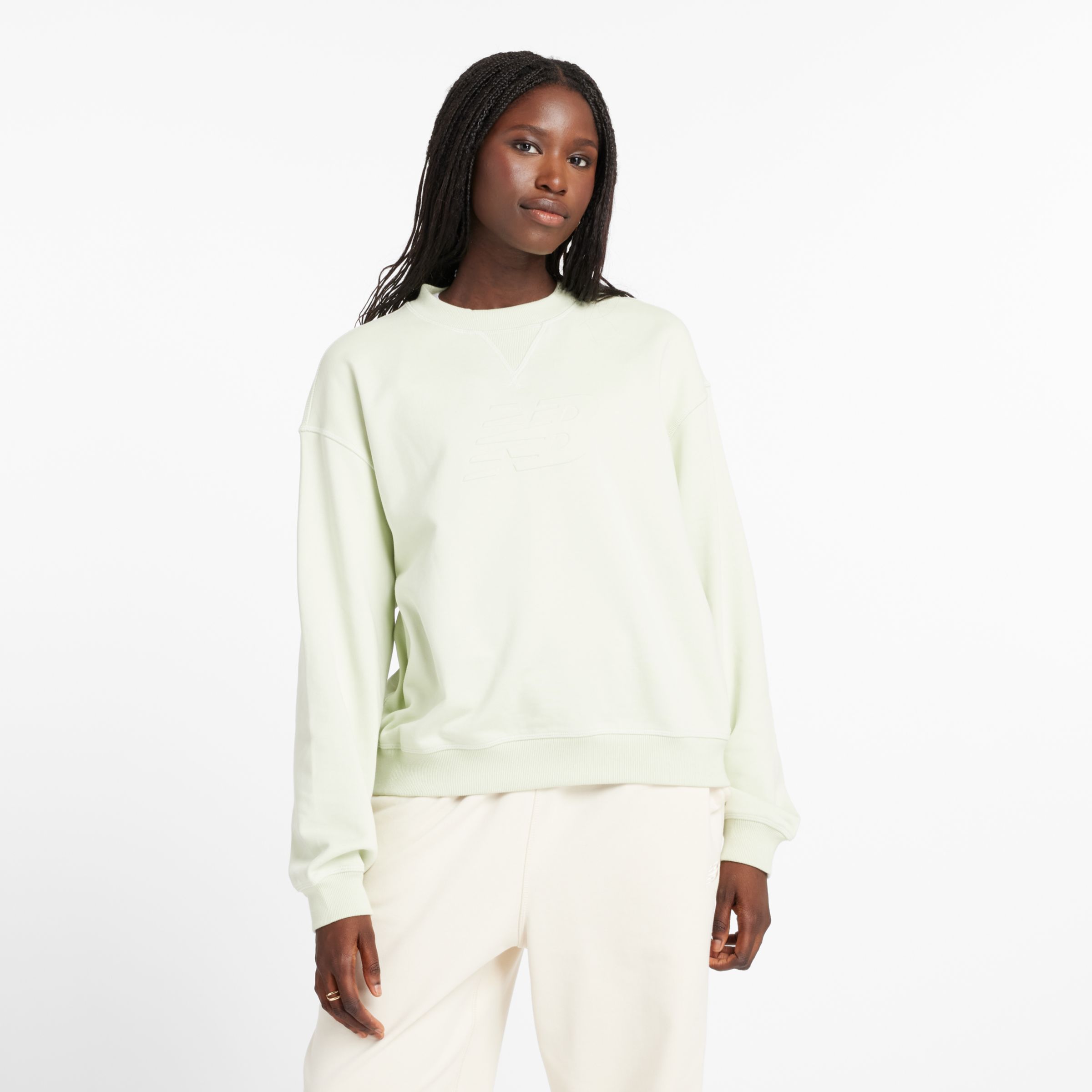 Embossed Logo French Terry 圓領上衣