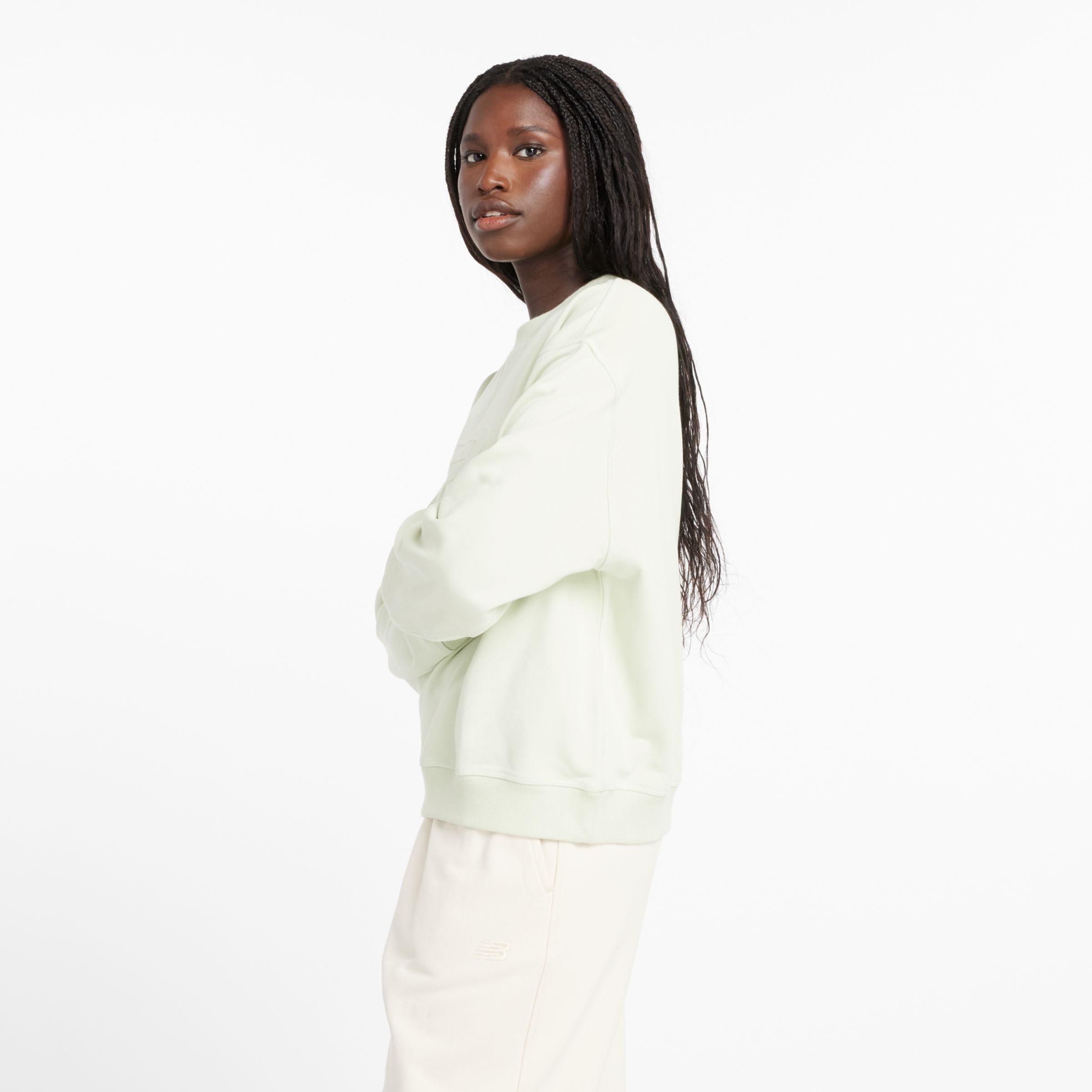 Embossed Logo French Terry 圓領上衣