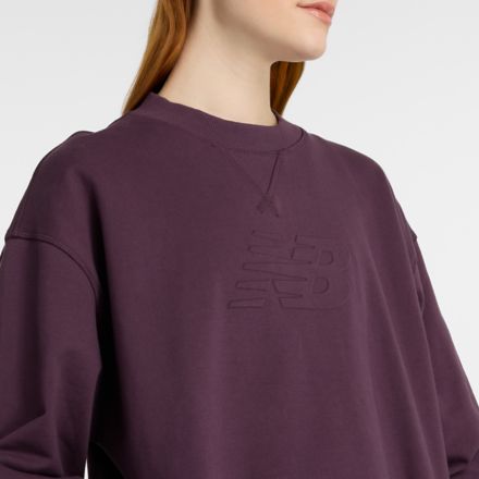 Embossed Logo French Terry Crew