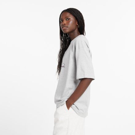 new balance oversized flower t shirt